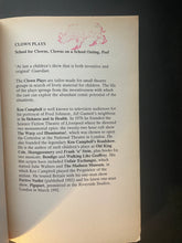 Load image into Gallery viewer, Clown Plays by Friedrich Karl Waechter: photo of the first page which has a red stamp of a rhinoceros at the top.
