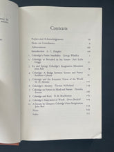 Load image into Gallery viewer, Coleridge's Variety-Bicentenary Studies by John Beer (ed.): photo of the Contents page which has creasing on the bottom-right corner. The creasing has gone through and gradually gets smaller until it disappears on pg: 59/60.