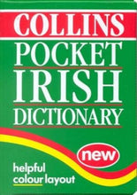 Load image into Gallery viewer, Collins Pocket Irish Dictionary by Various Authors: stock image of front cover.