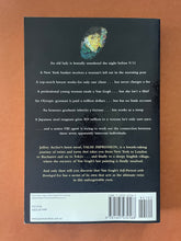 Load image into Gallery viewer, False Impression by Jeffrey Archer: photos of the back cover which shows very minor scuff marks along the edges.