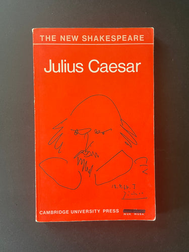 Julius Caesar by William Shakespeare: photo of the front cover which shows scuff marks along the edges.