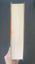 Load image into Gallery viewer, Song of the Pen by A. B. 'Banjo' Paterson: photo of the books fore-edge which shows very minor streaks and a few very small blotches of discolouring, most of which are only visible on the book's block when book is shut.