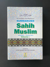 Load image into Gallery viewer, Summarized Sahih Muslim Vol 1 by Al-Hafiz Zakiuddin Abdul-Azim Al-Mundhiri: photo of the front cover.
