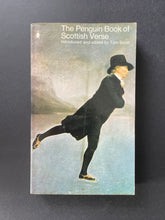 Load image into Gallery viewer, The Penguin Book of Scottish Verse by Tom Scott: photo of the front cover which shows a crease running down the middle of the cover, and minor scuff marks along the edges.