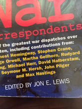 Load image into Gallery viewer, The Mammoth Book of War Correspondents by Jon E. Lewis (Paperback, 2001)