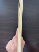 Load image into Gallery viewer, Follow The Rabbit Proof Fence book: photo of the book closed and all the pages together, taken from above. You can see the slight discolouring.