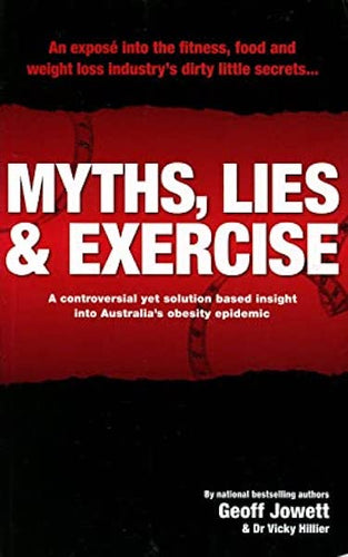 Myths, Lies and Exercise by Geoff Jowett: stock image of front cover.