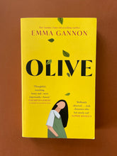 Load image into Gallery viewer, Olive by Emma Gannon: photo of the front cover which shows very minor (barely visible) scuff marks along the edges, and very minor scratching on the bottom-left corner.