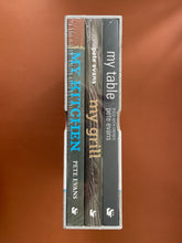 Load image into Gallery viewer, Pete Evans Slipcase by Pete Evans: photo of the books included in the set, still in its original, unopened plastic packaging.