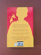 Load image into Gallery viewer, Pigeon English by Stephen Kelman: photo of the back cover which shows very minor scuff marks along the edges, and minor creasing on the bottom-left corner of cover.