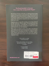 Load image into Gallery viewer, The Godmother by Hannelore Cayre book: photo of the back cover, which shows the top-left corner curving upwards very slightly.