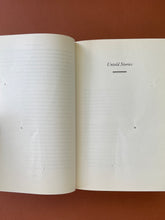 Load image into Gallery viewer, Untold Stories by Alan Bennett: photo of page xiv and the title page which shows four very small punctures on each page.