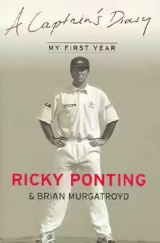 A Captain's Diary by Ricky Ponting: stock image of front cover.