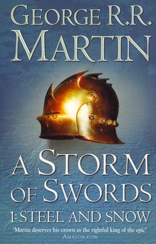 A Storm of Swords-Steel and Snow by George R. R. Martin: stock image of front cover.