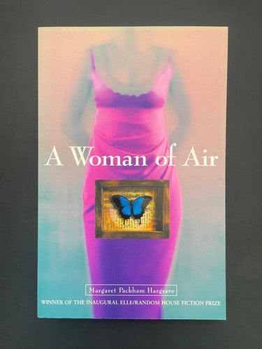 A Woman of Air by Margaret Packham Hargrave: photo of the front cover which shows tiny scuff marks along the edges.