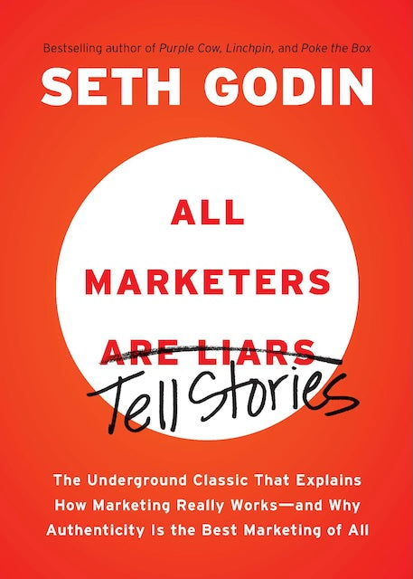 All Marketers are Liars by Seth Godin: stock image of front cover.