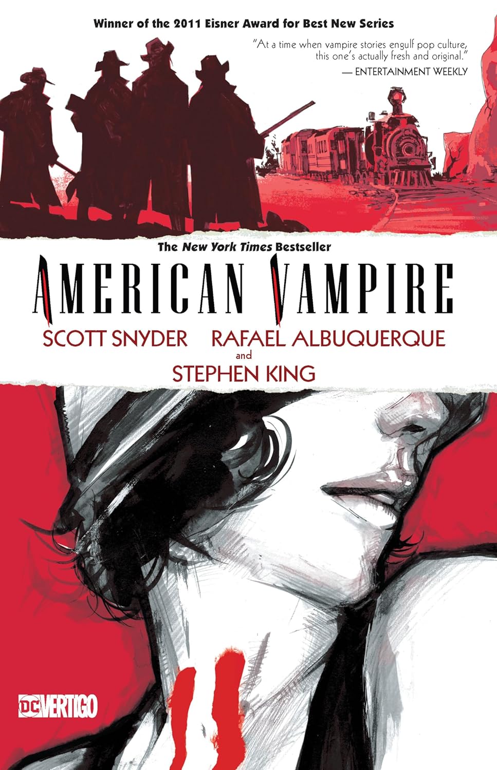 American Vampire by Scott Snyder, & Stephen King: stock image of front cover.