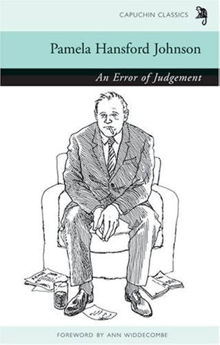 An Error of Judgement by Pamela Hansford Johnson: stock image of front cover.