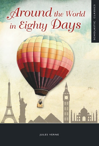 Around the World in Eighty Days by Jules Verne: stock image of front cover.