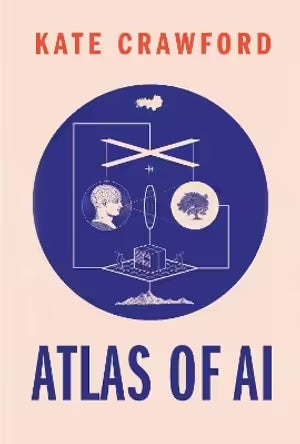 Atlas of AI by Kate Crawford: stock image of front cover.