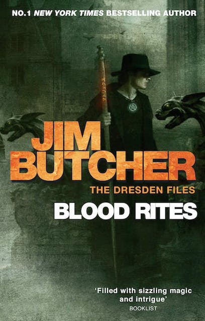 Blood Rites by Jim Butcher: stock image of front cover.