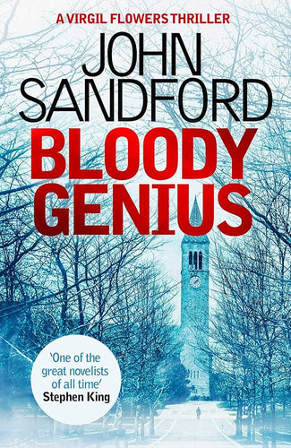 Bloody Genius by John Sanford: stock image of front cover.