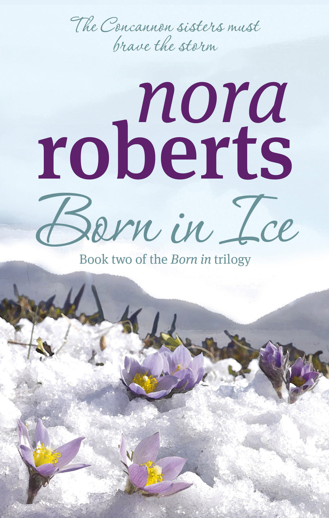 Born In Ice by Nora Roberts: stock image of front cover.