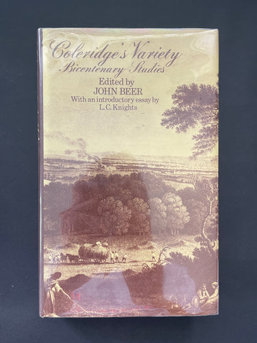 Coleridge's Variety-Bicentenary Studies by John Beer (ed.): photo of the front cover.