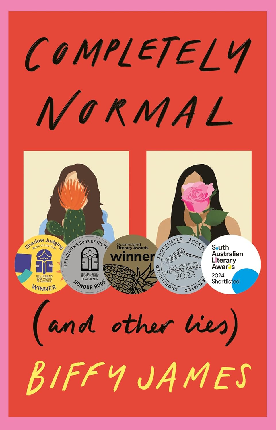 Completely Normal (and Other Lies) by Biffy James: stock image of front cover.