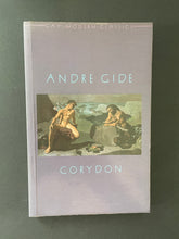 Load image into Gallery viewer, Corydon by Andre Gide: photo of the front cover which shows very minor (barely visible) scuff marks along the edges.
