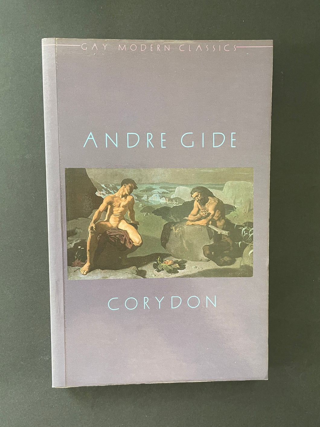 Corydon by Andre Gide: photo of the front cover which shows very minor (barely visible) scuff marks along the edges.