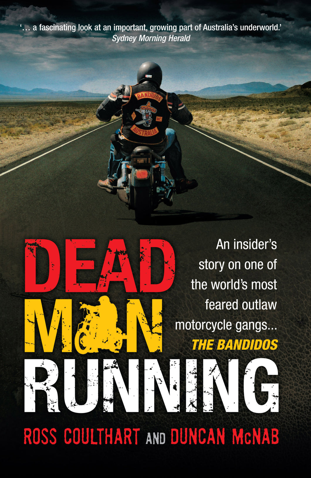 Dead Man Running by Ross Coulthart, & Duncan McNab: stock image of front cover.