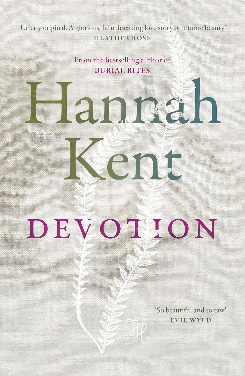 Devotion by Hannah Kent: stock image of front cover.