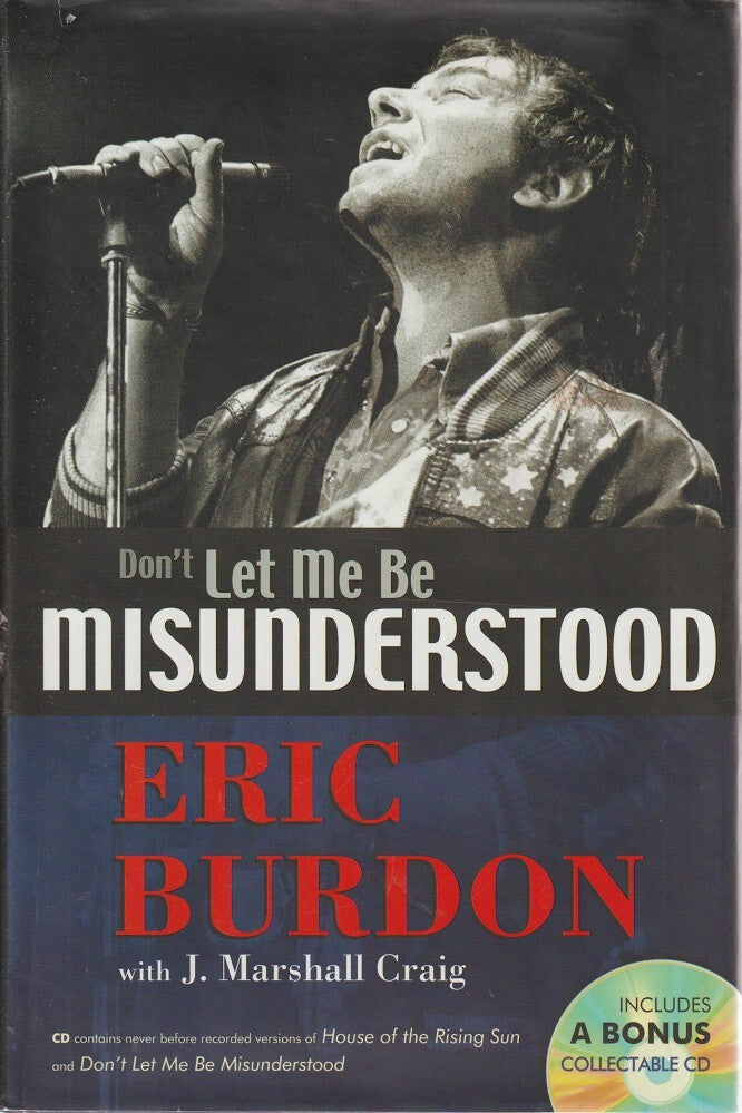 Don't Let Me Be Misunderstood by Eric Burdon: stock image of front cover.