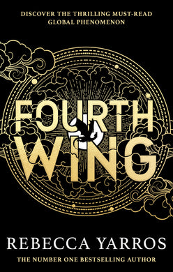 Fourth Wing by Rebecca Yarros: stock image of front cover.