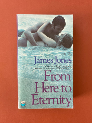 From Here to Eternity by James Jones: photo of the front cover which shows creasing and scuff marks.