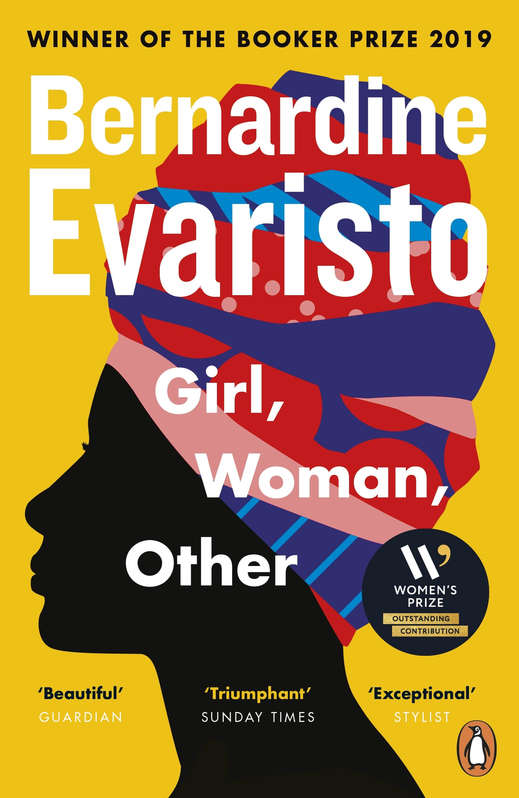 Girl, Woman, Other by Bernardine Evaristo: stock image of front cover.