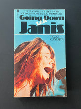 Load image into Gallery viewer, Going Down with Janis by Peggy Caserta: photo of the front cover which shows minor scuff marks along the edges.
