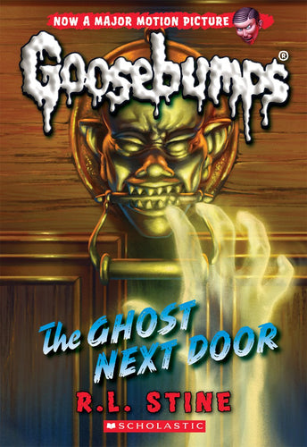 Goosebumps-The Ghost Next Door by R.L. Stine: stock image of front cover.