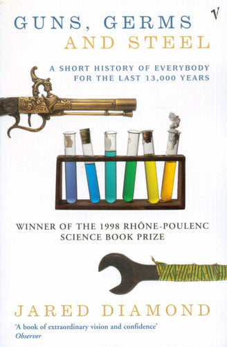 Guns, Germs, and Steel by Jared Diamond: stock image of front cover.