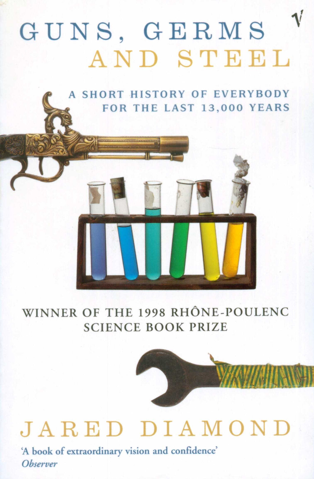 Guns, Germs, and Steel by Jared Diamond: stock image of front cover.