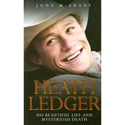 Heath Ledger by John McShane: stock image of front cover.