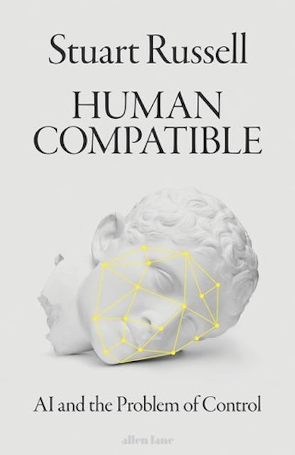 Human Compatible by Stuart Russell: stock image of front cover.