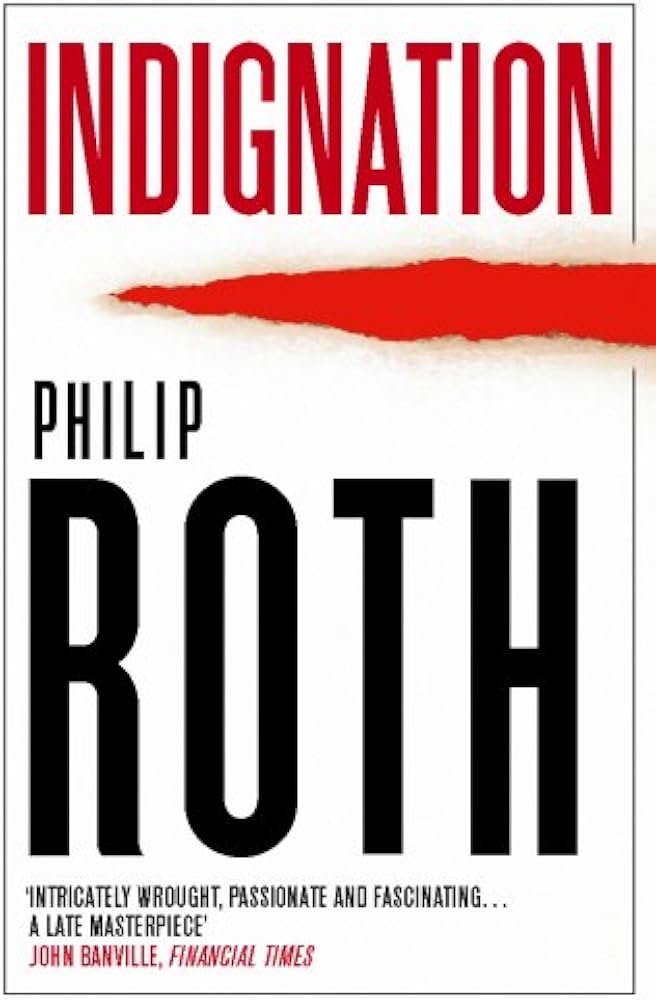 Indignation by Philip Roth: stock image of front cover.
