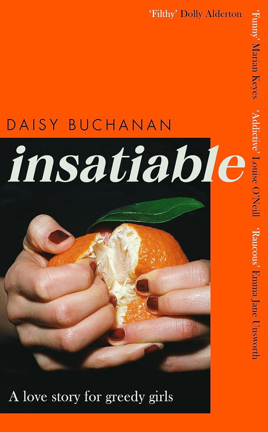 Insatiable by Daisy Buchanan: stock image of front cover.