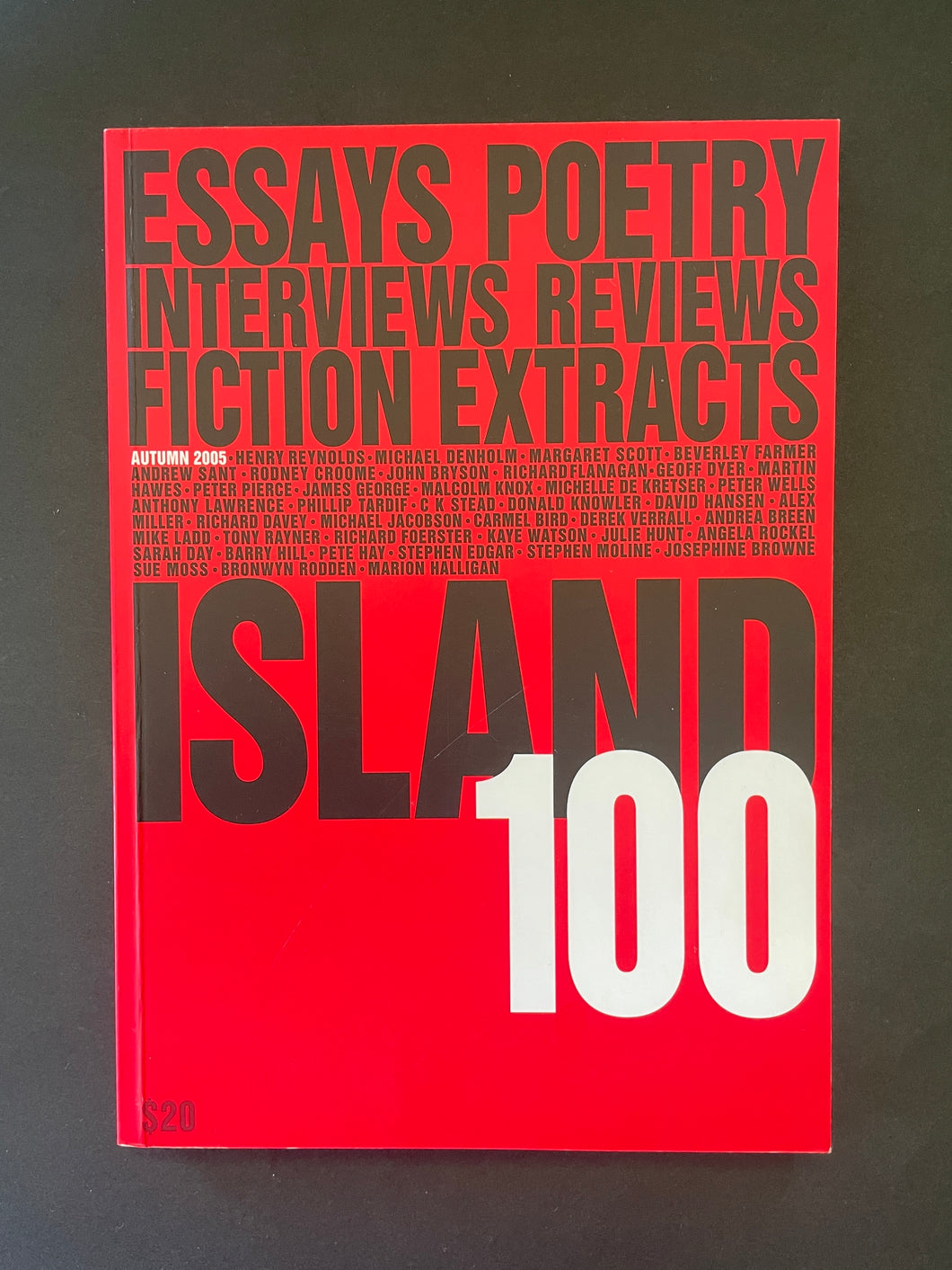 Island 100: photo of the front cover.