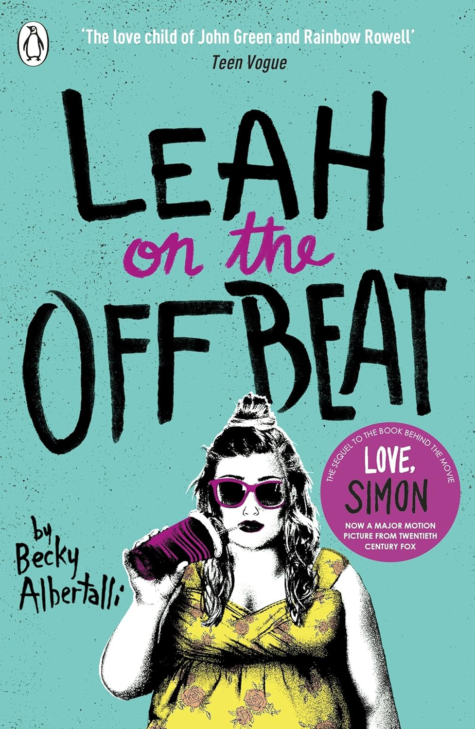 Leah on the Off Beat by Becky Albertalli: stock image of front cover.