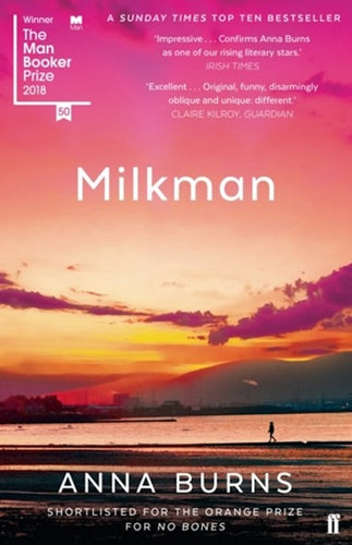 Milkman by Anna Burns: stock image of front cover.
