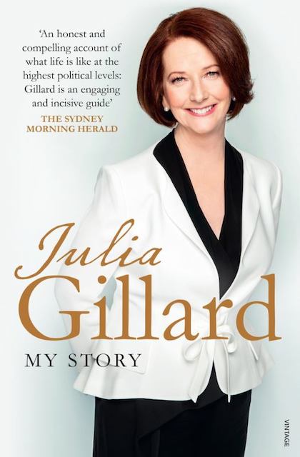 My Story by Julia Gillard: stock image of front cover.