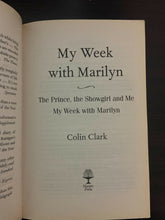 Load image into Gallery viewer, My Week with Marilyn by Colin Clark: photo of the title page.
